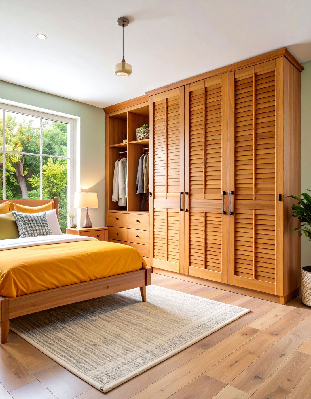 Vintage Inspired Louvered Doors - 25 closet door ideas