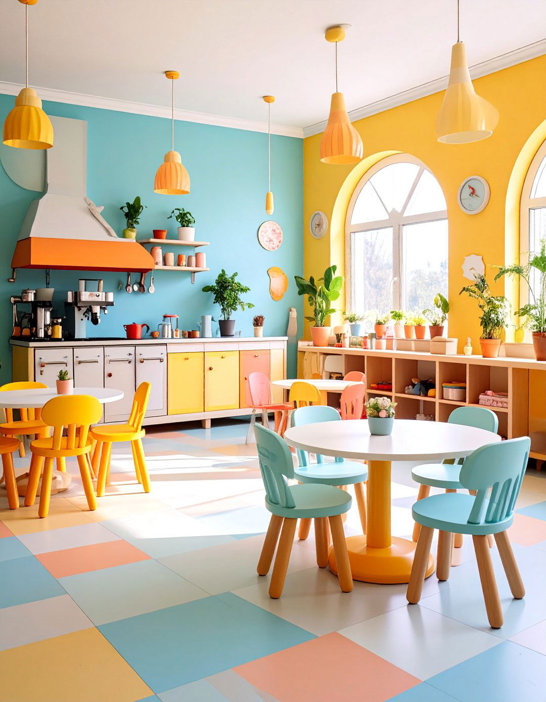 Vintage Inspired Play Cafe Restaurant Theme - 25 playroom ideas