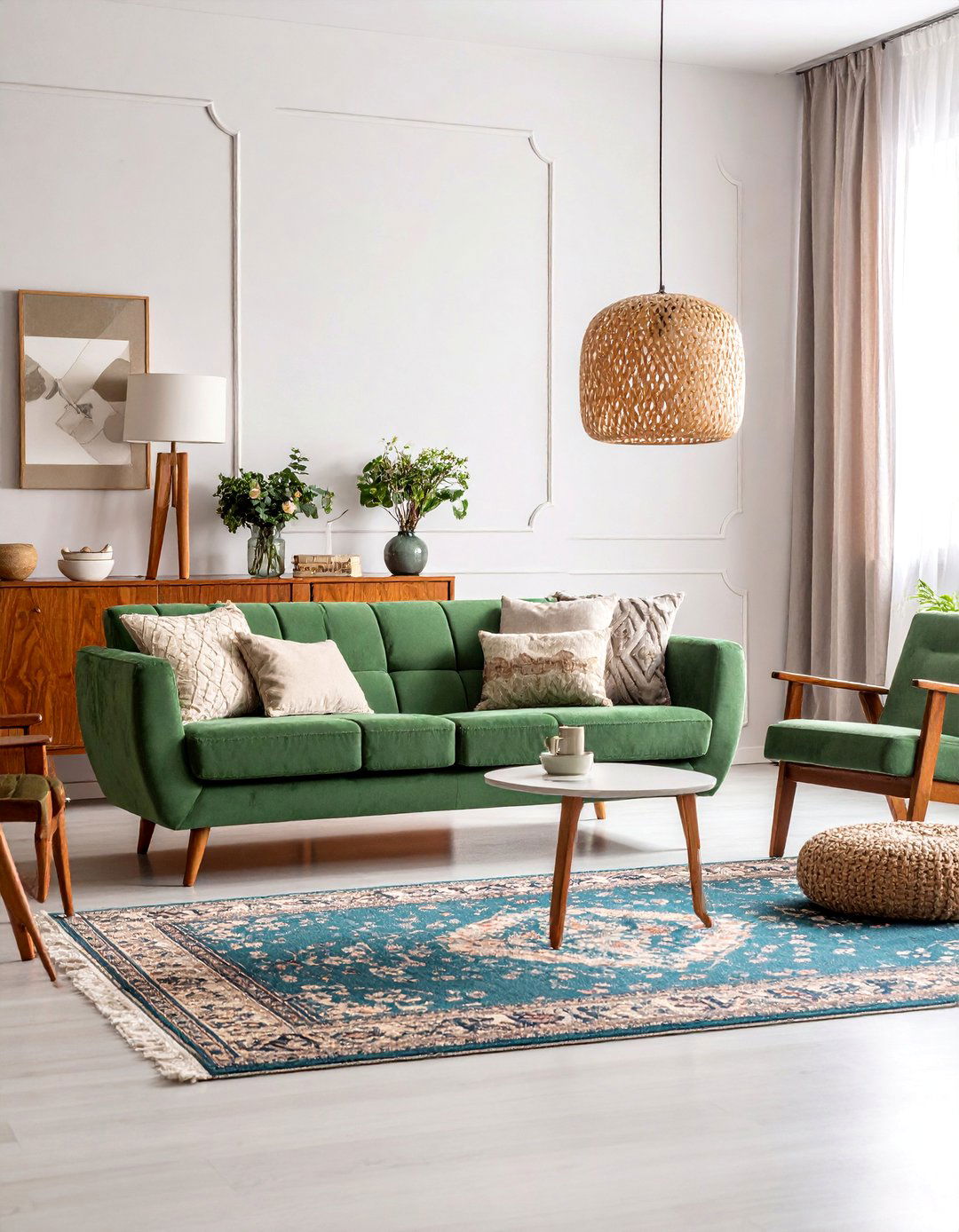 Vintage Inspired Sage Green Couch Living Room - 25 sage green couch living room ideas
