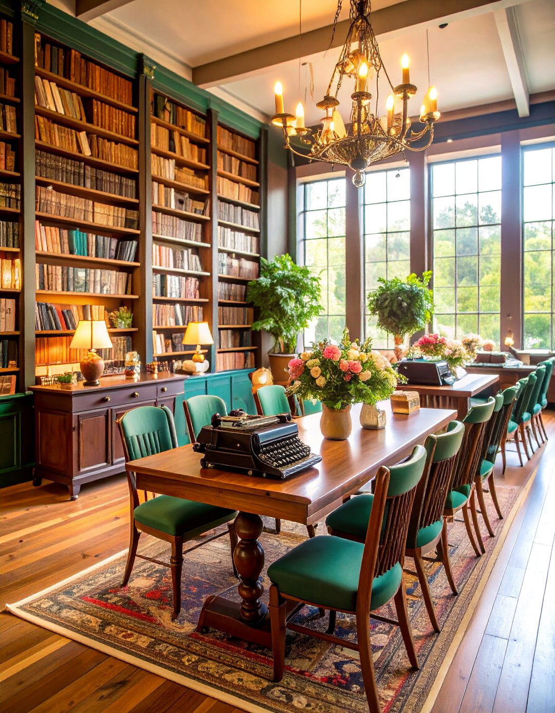 Vintage Library Literary Celebration - 25 Graduation Party Ideas