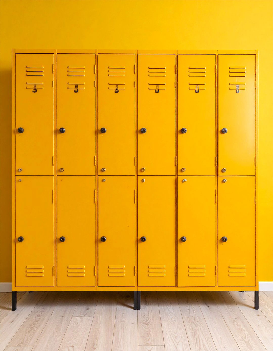 Vintage Locker Style Coat Closet - 25 Coat Closet Ideas