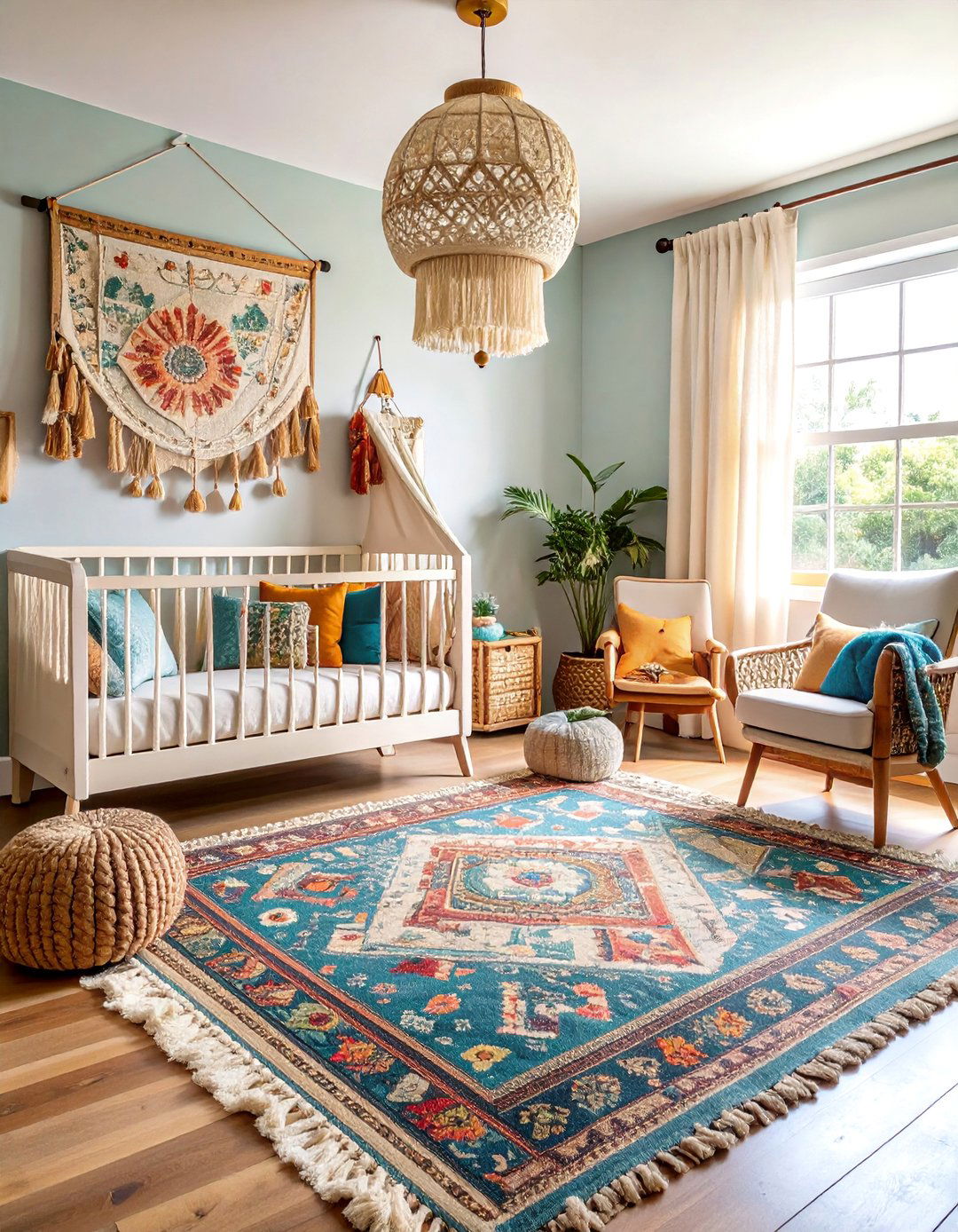 Vintage Maximalist Boho Nursery - 25 Boho Nursery Ideas