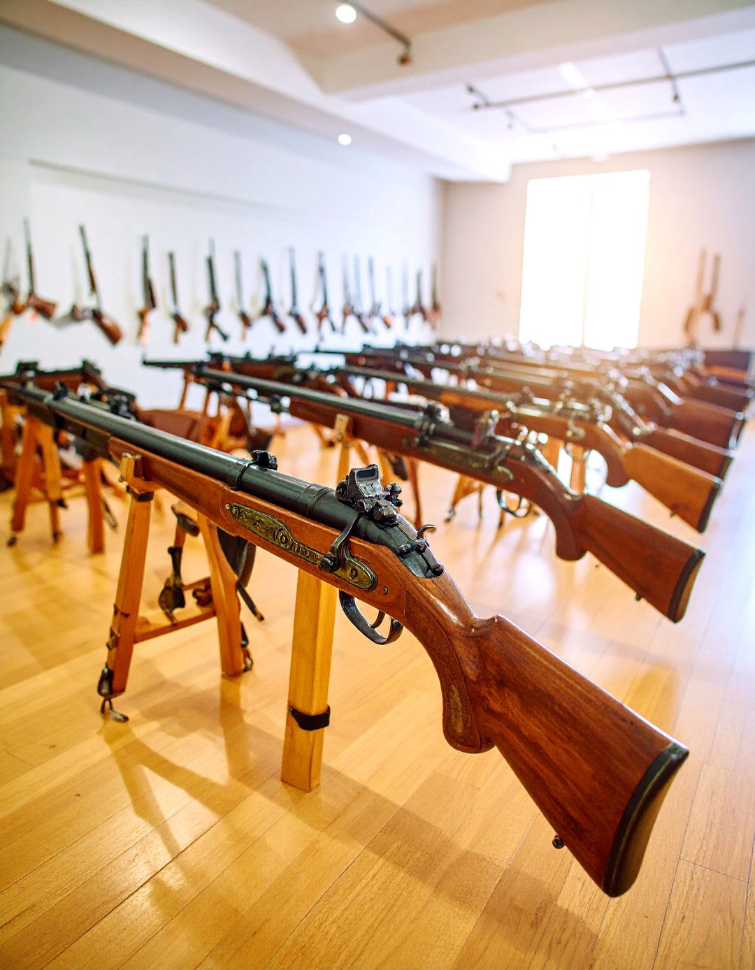 Vintage Military Gun Room with Historical Themes - 25 Gun Room Ideas