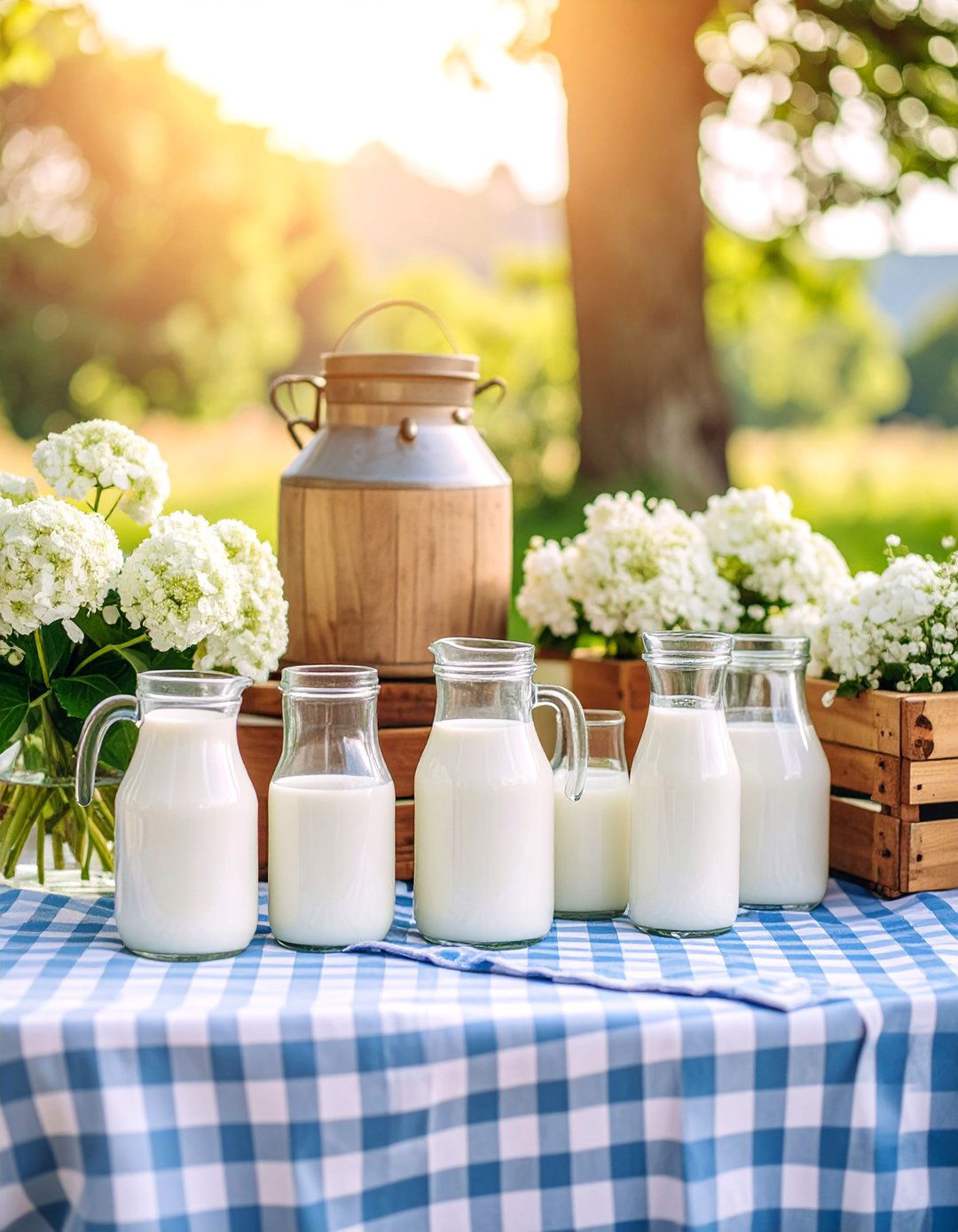 Vintage Milk Jug Dairy Farm - 25 Rustic Wedding Centerpieces