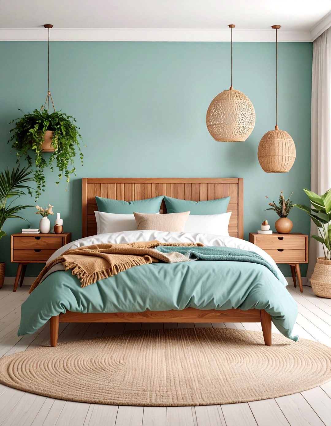 Vintage Modern Bedroom with Mid Century Elements - 25 Modern Bedroom Ideas