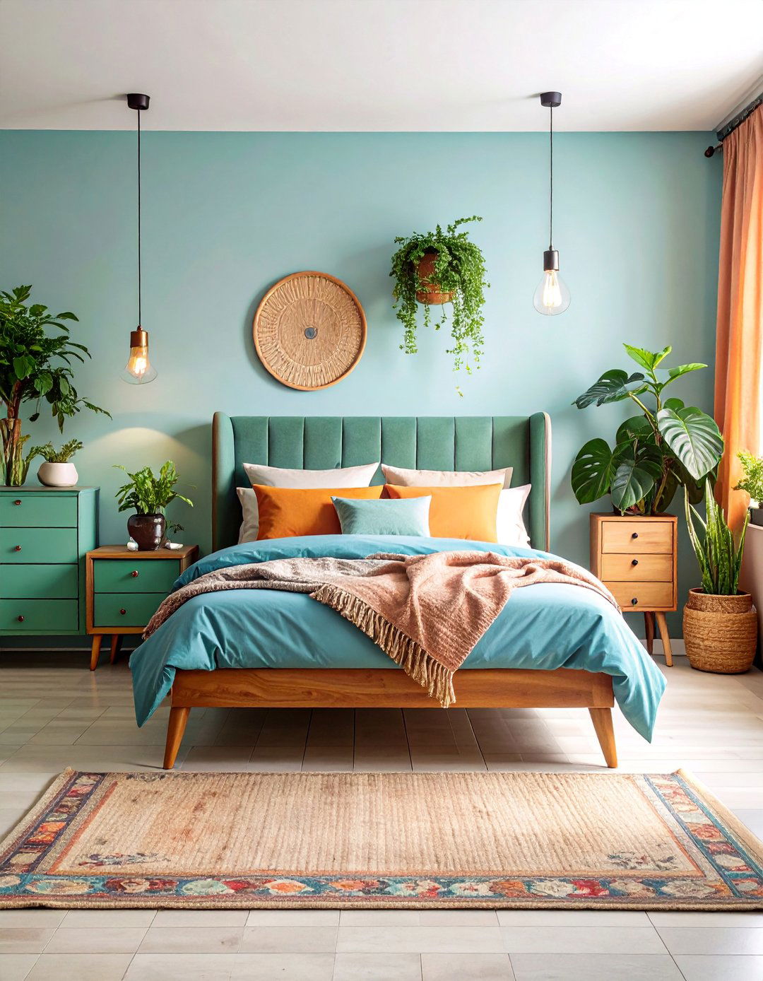 Vintage Modern Guest Bedroom with Eclectic Charm - 25 Small Guest Bedroom Ideas