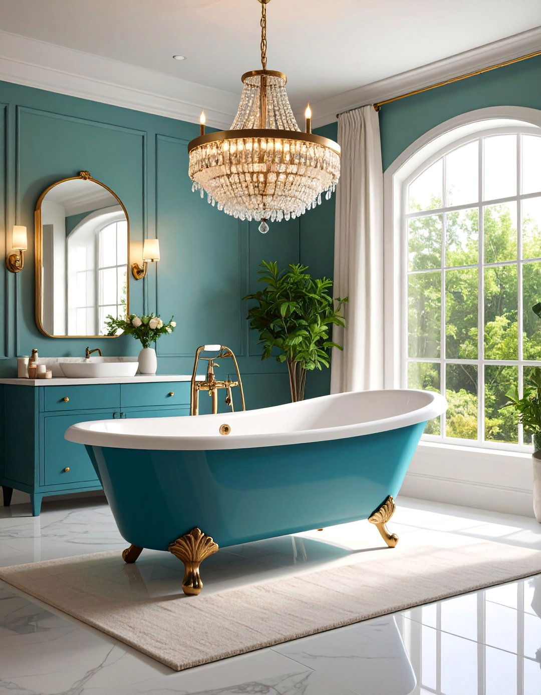 Vintage Modern Hybrid Design - 25 Small Master Bathroom Ideas
