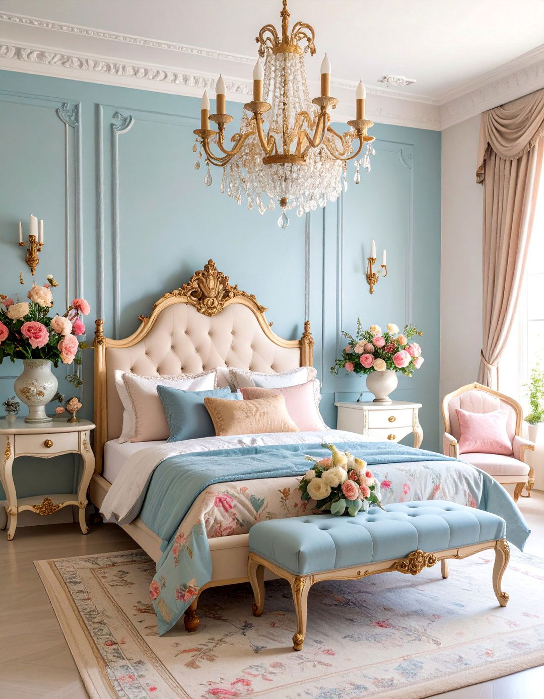 Vintage Parisian Bedroom Charm - 25 Bedroom Decor Ideas