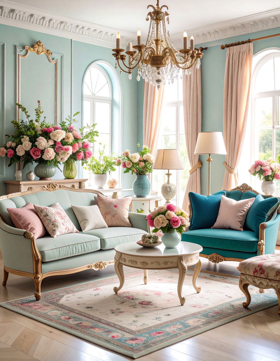 Vintage Romantic Revival Atmosphere - 25 Condo Interior Design Ideas