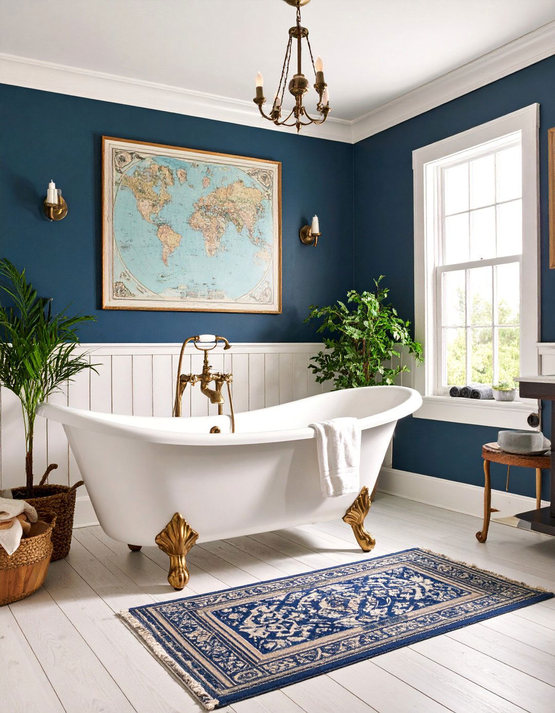 Vintage Sailors Washroom - 25 Nautical Bathroom Ideas