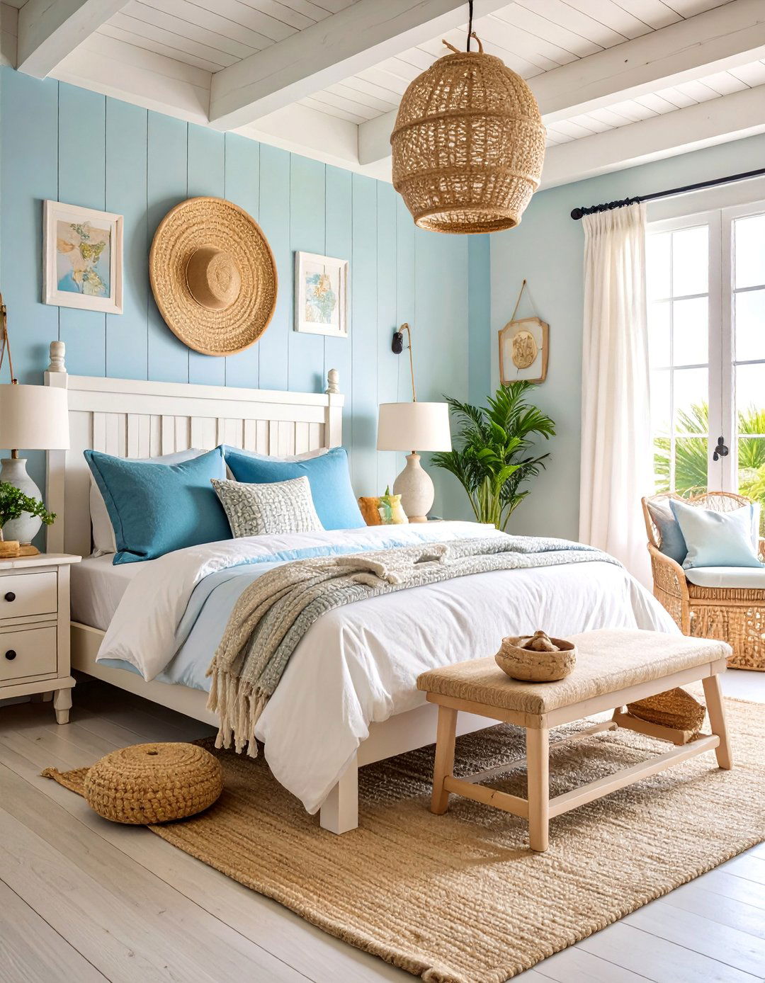 Vintage Seaside Cottage Bedroom - 25 Vintage Decor Ideas