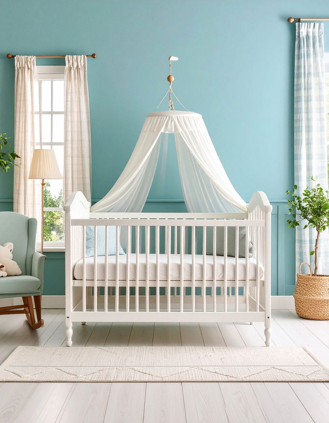 Vintage Storybook Nursery with Heirloom Pieces - 25 Small Nursery Ideas