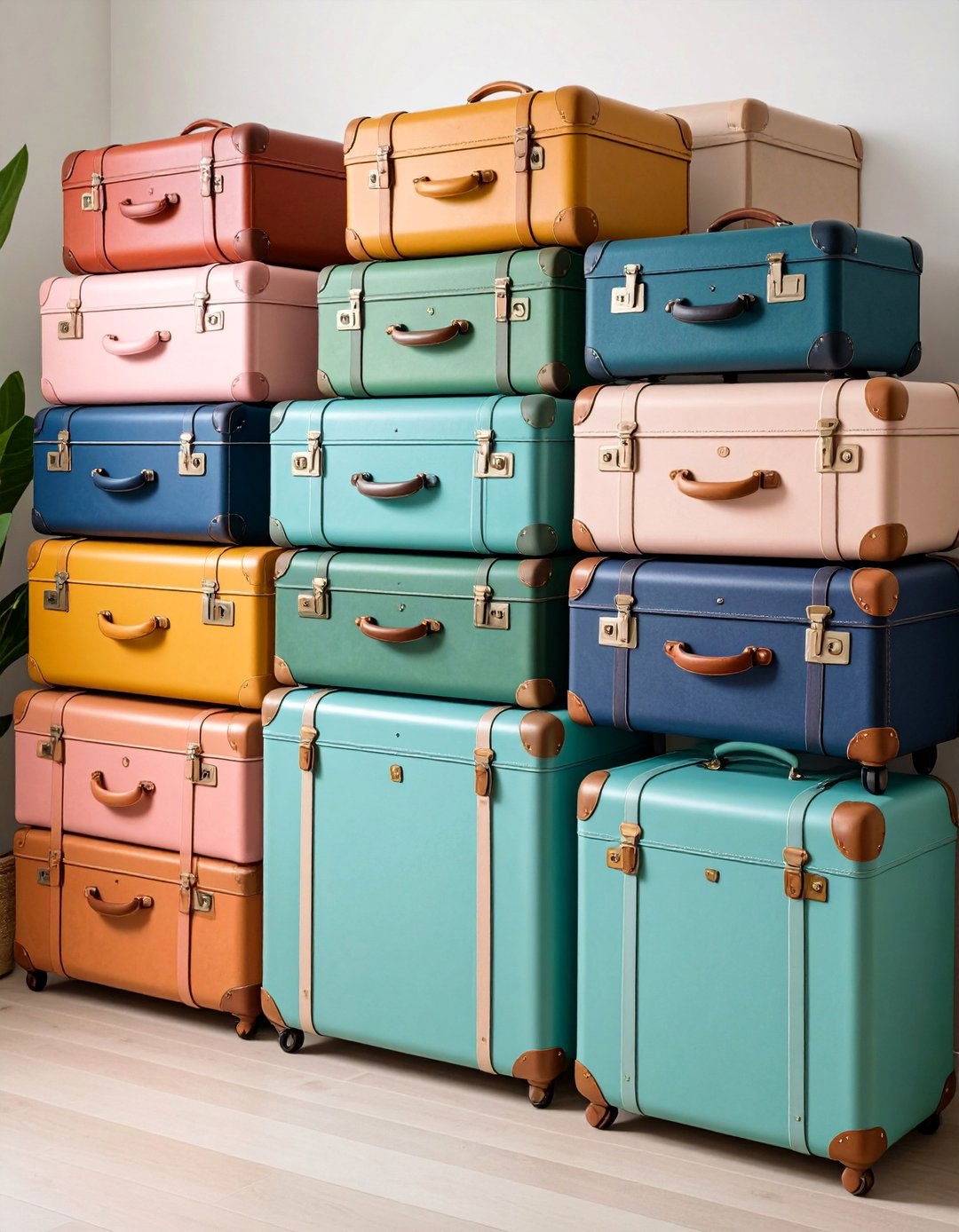 Vintage Suitcase Collection - 25 Seed Storage Ideas