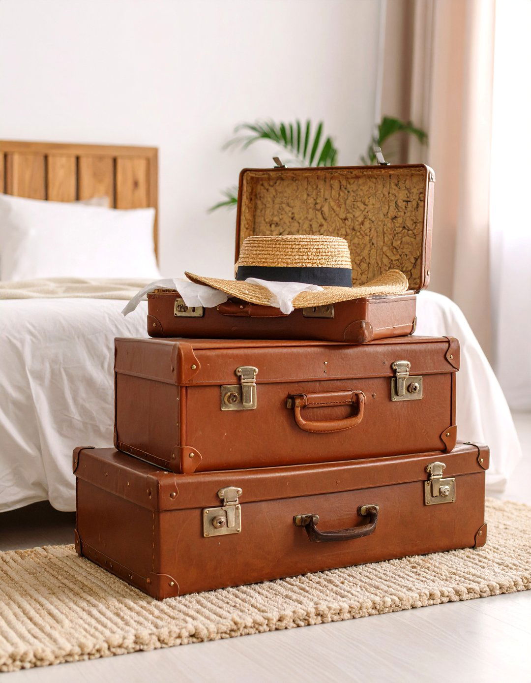 Vintage Suitcase Storage Collection - 25 Hat Storage Ideas