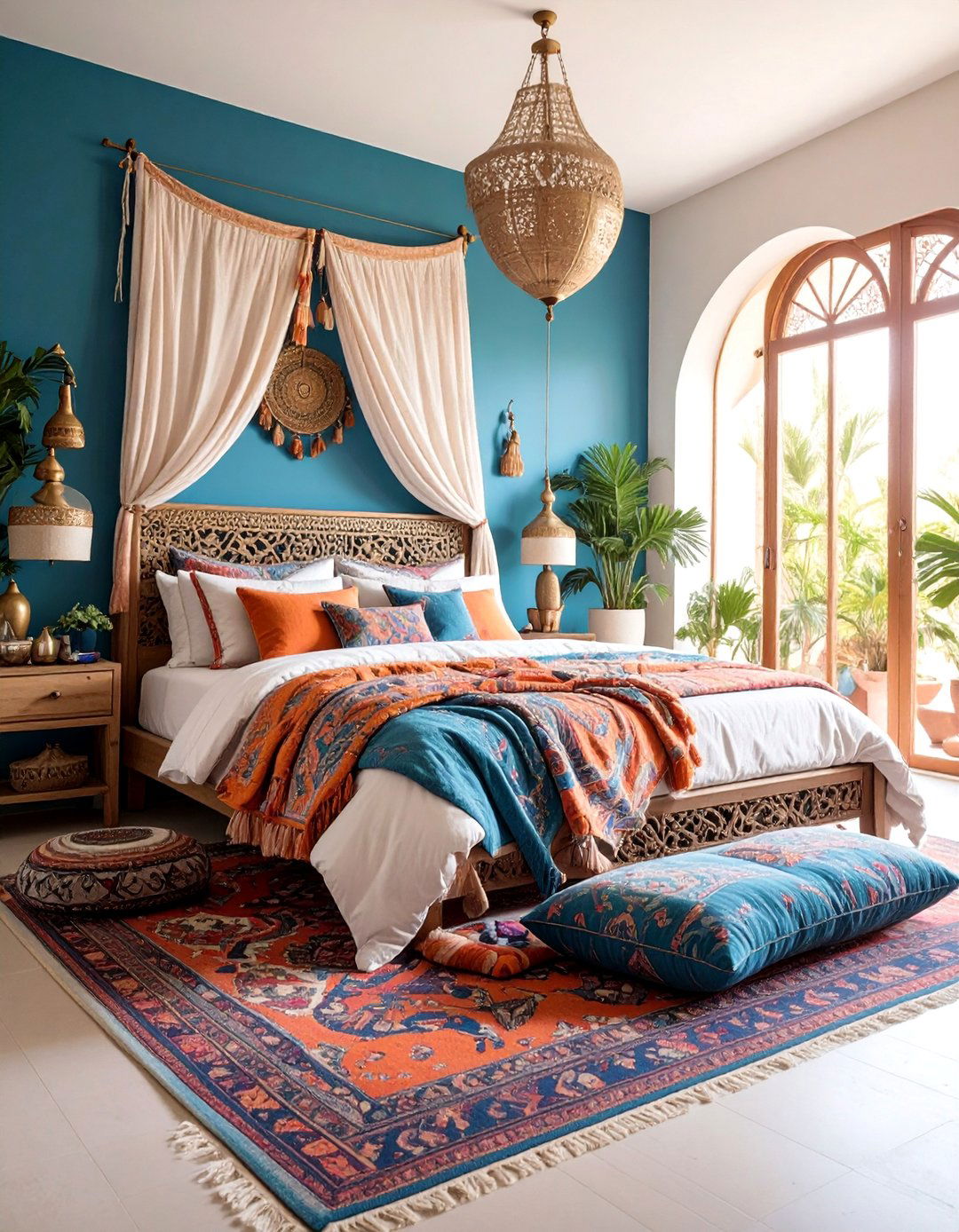 Vintage Tapestry Bohemian Haven - 25 Hippie Bedroom Ideas