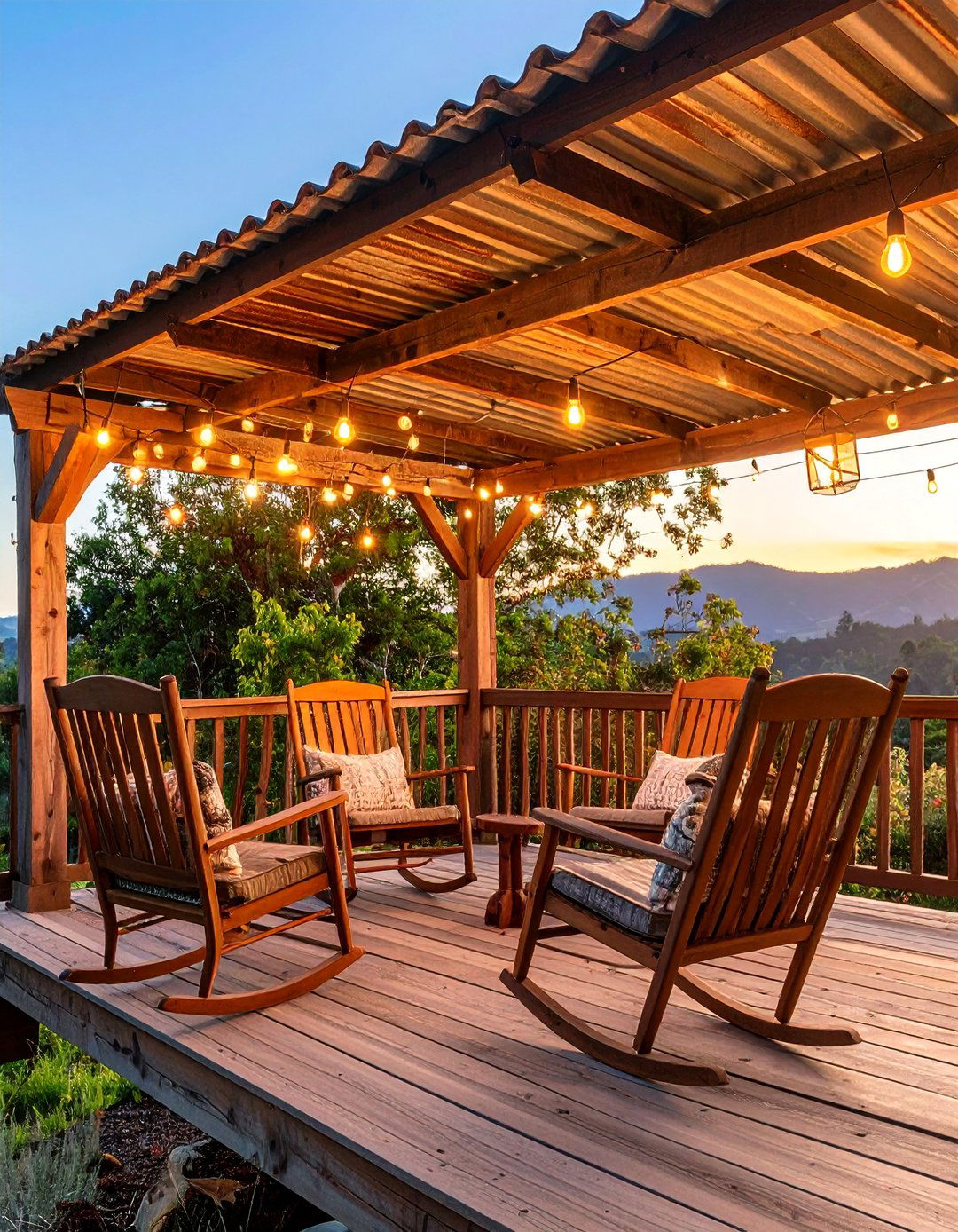 Vintage Tin Pergola Roof - 25 Pergola Roof Ideas