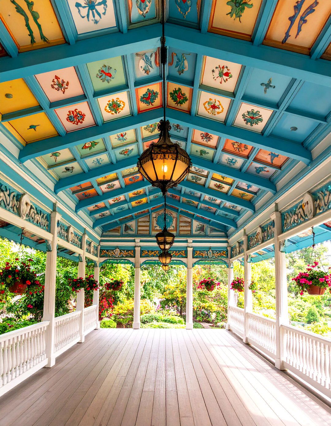 Vintage Tin Tile Ceiling - 25 patio ceiling ideas