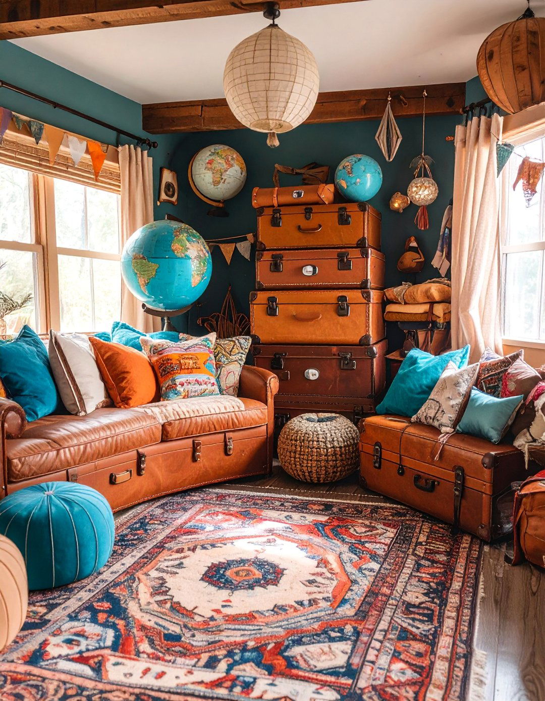 Vintage Trunk Storage Nursery - 25 Rustic Nursery Ideas