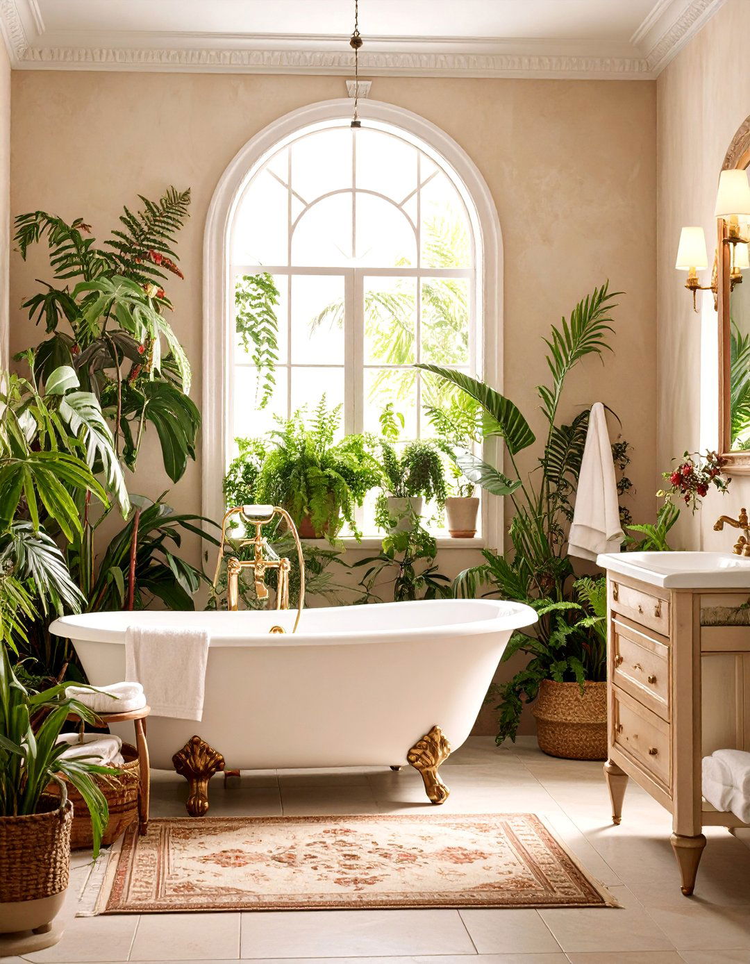 Vintage Victorian Botanical Illustrations - 25 Bathroom Mural Ideas
