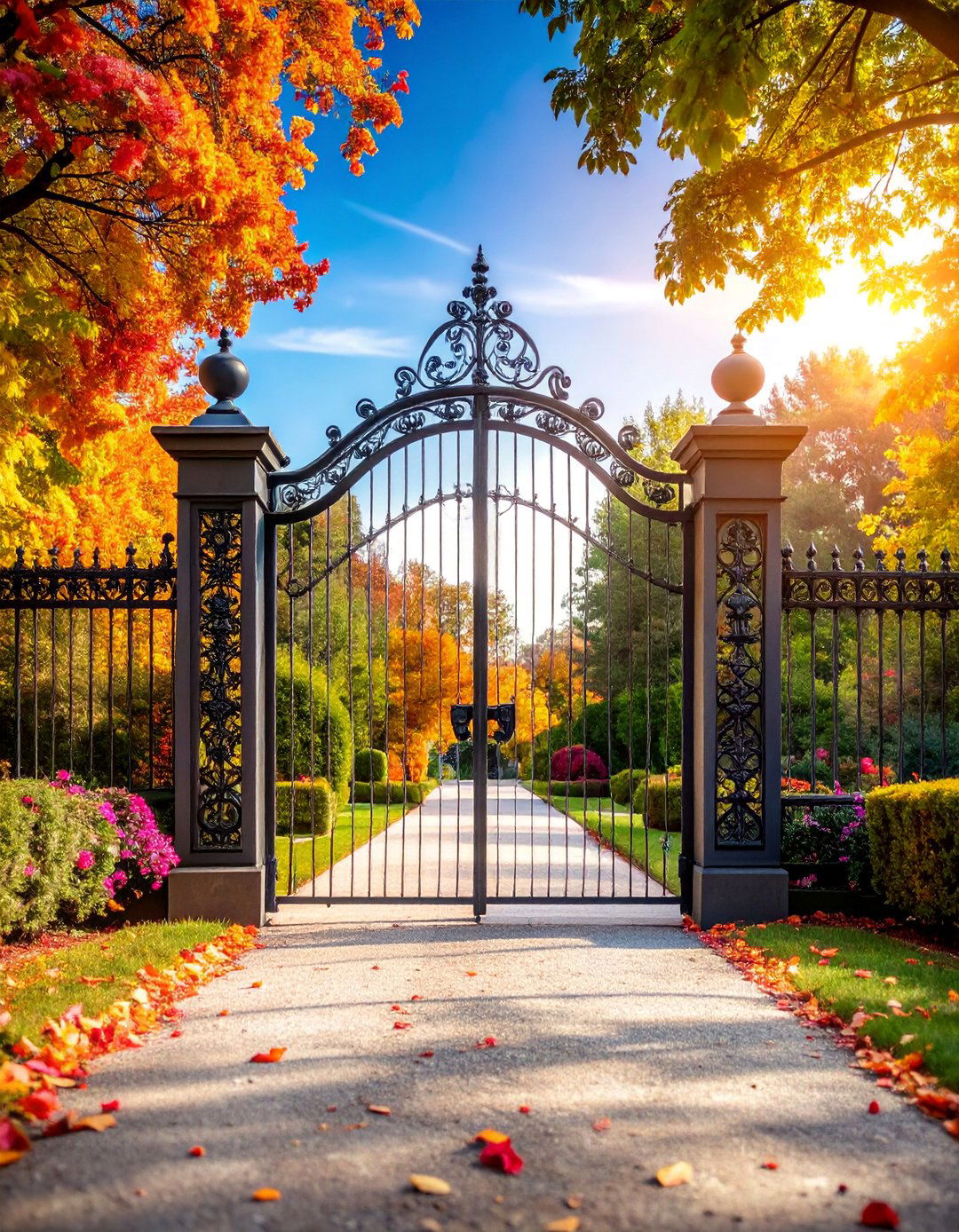 Vintage Victorian Style Gate with Period Details - 25 Driveway Gate Ideas