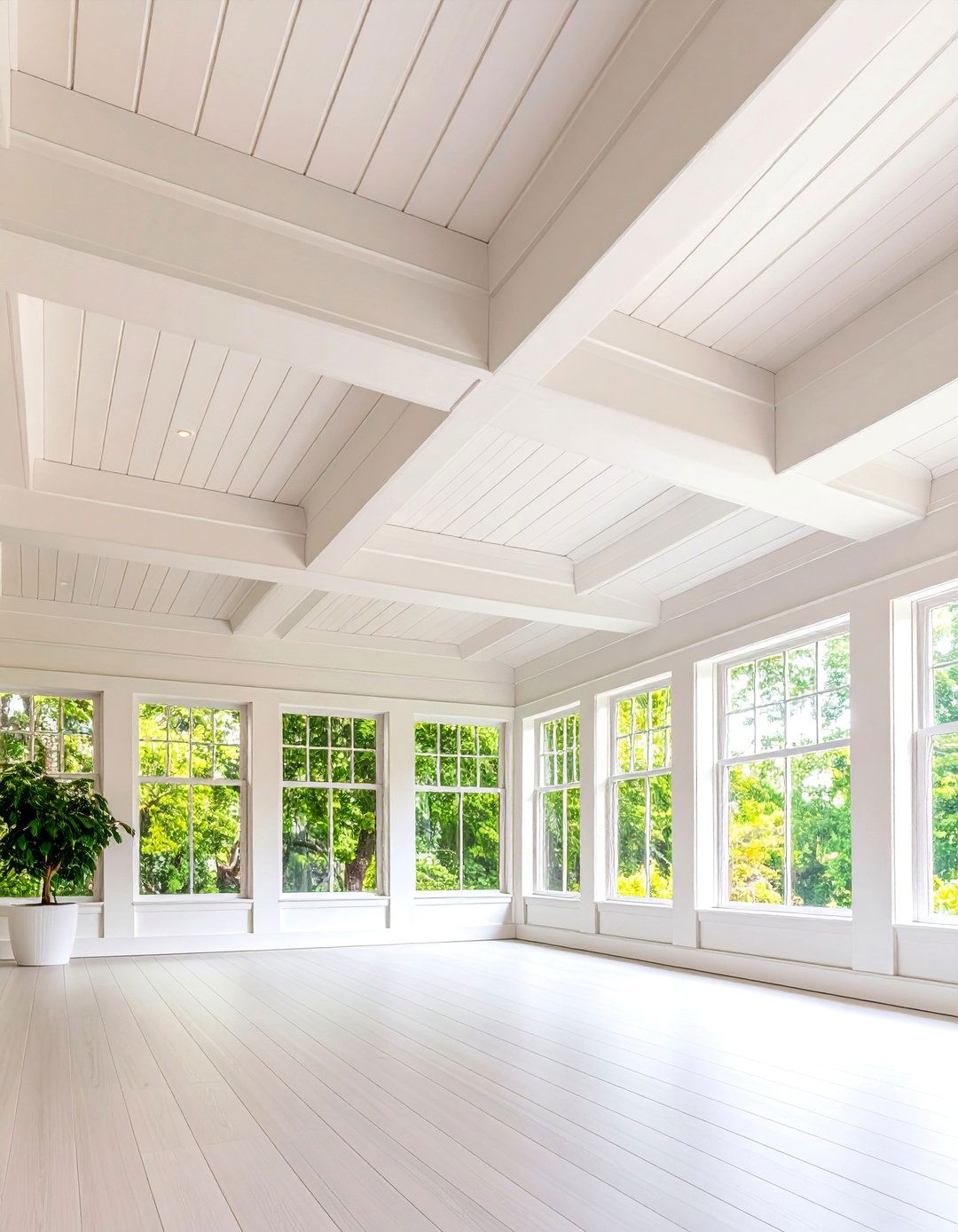 Vinyl Beadboard Low Maintenance Solution - 25 Porch Ceiling Ideas