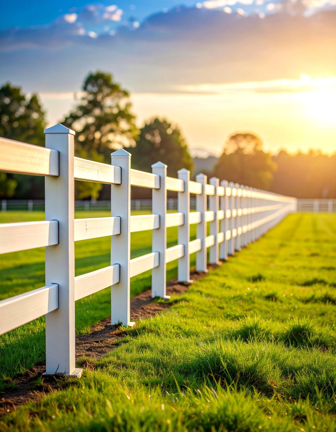 Vinyl Farm Fence with Lifetime Warranty - 25 Farm Fence Ideas