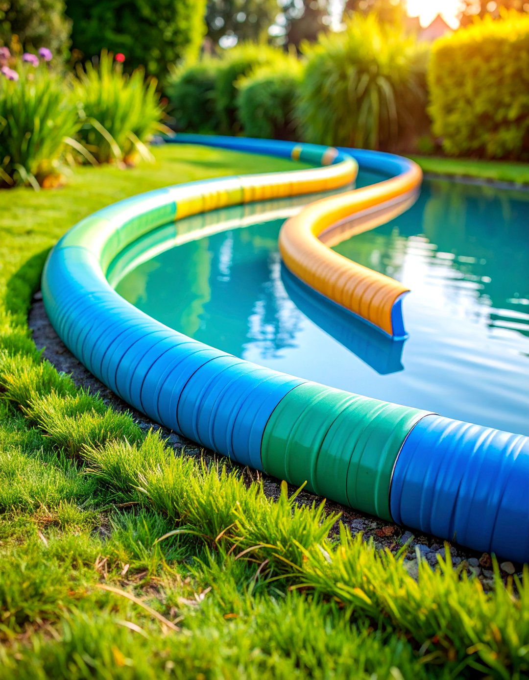 Vinyl Flexible Curved Edge - 25 Pond Edging Ideas