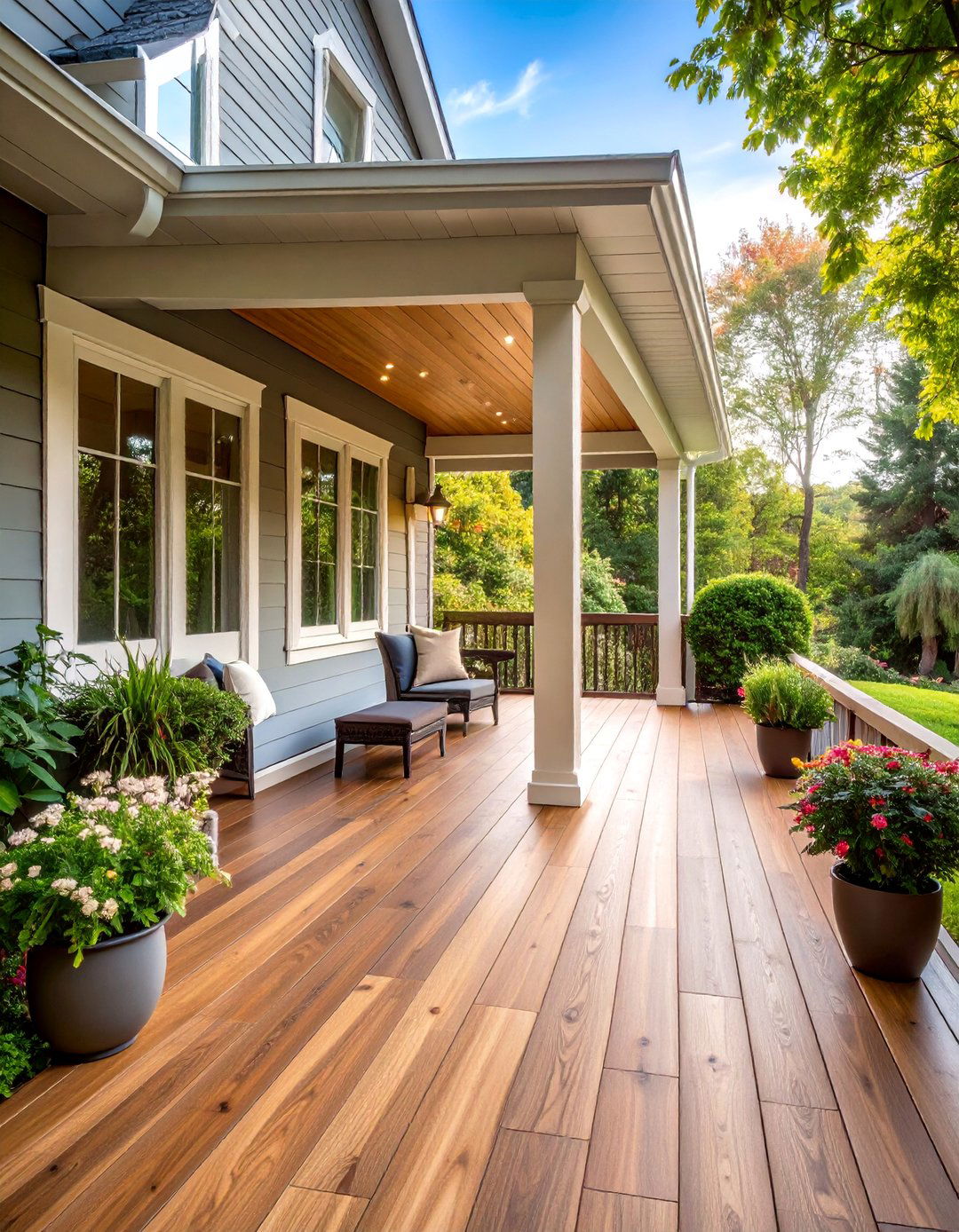 Vinyl Plank Waterproof Outdoor System - 25 Porch Flooring Options
