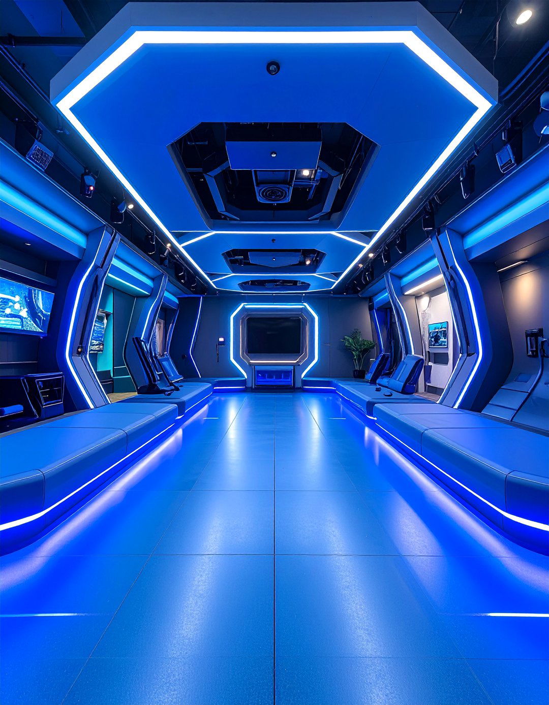 Virtual Reality Gaming Arena - 25 Game Room Ideas