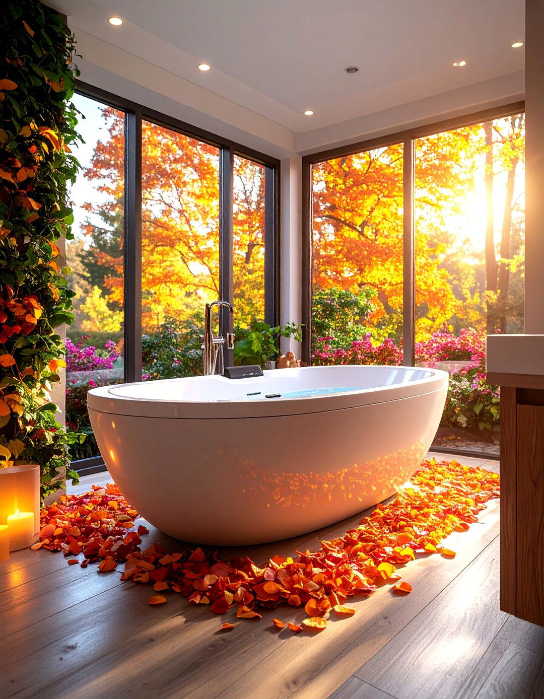 Walk In Bathtub with Therapeutic Features - 25 Handicap Bathroom Ideas