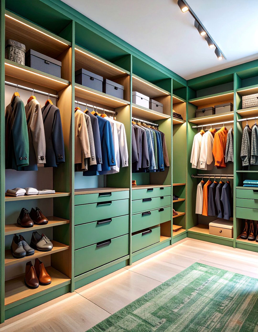Walk In Closet Organization System - 25 Storage Ideas