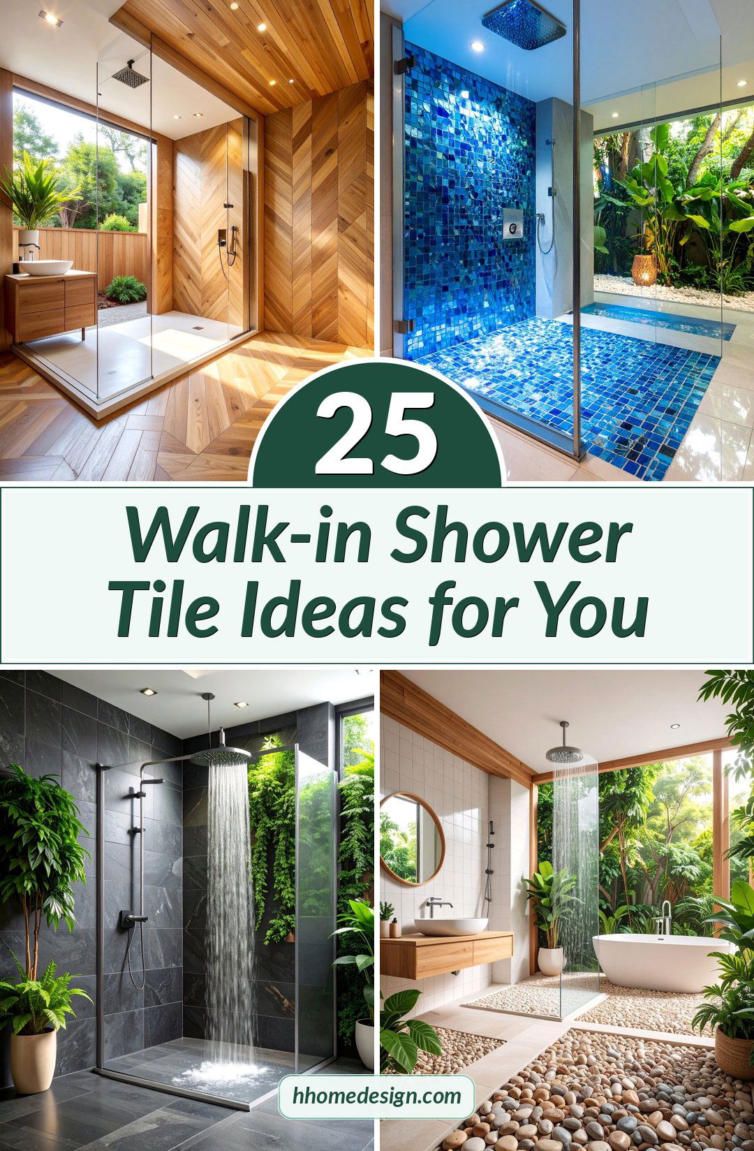 25 Walk-in Shower Tile Ideas for You