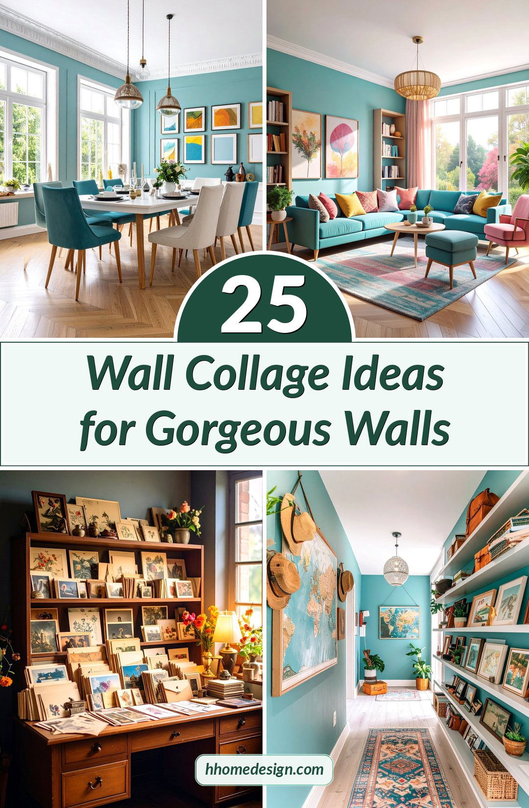 25 Wall Collage Ideas for Gorgeous Walls