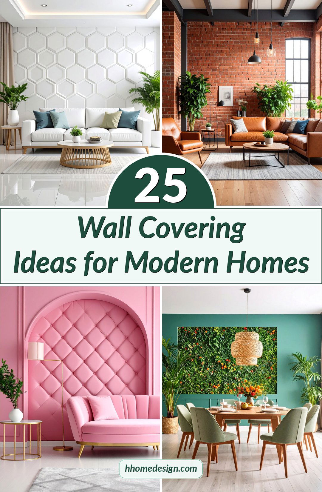 25 Wall Covering Ideas for Modern Homes