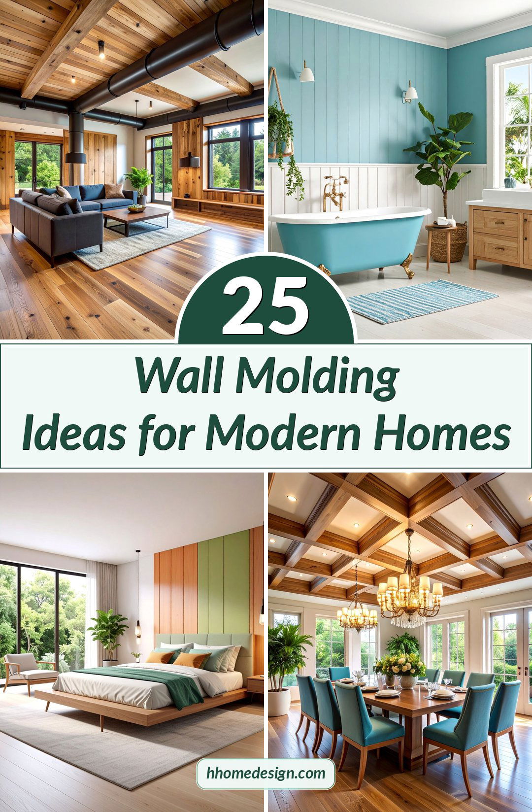 25 Wall Molding Ideas for Modern Homes