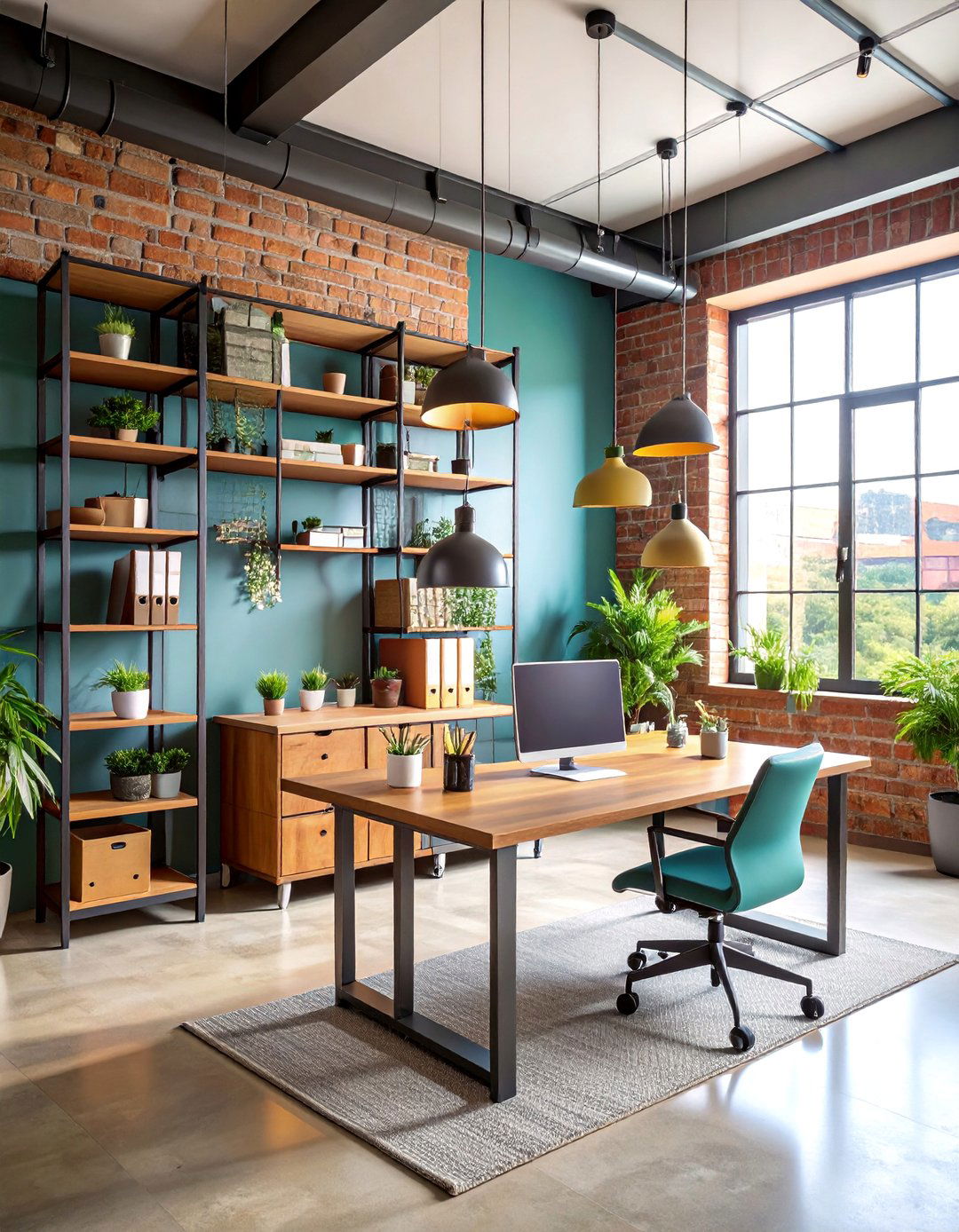 Wall Mounted Desk Organization Grid - 25 Desk Organization Ideas