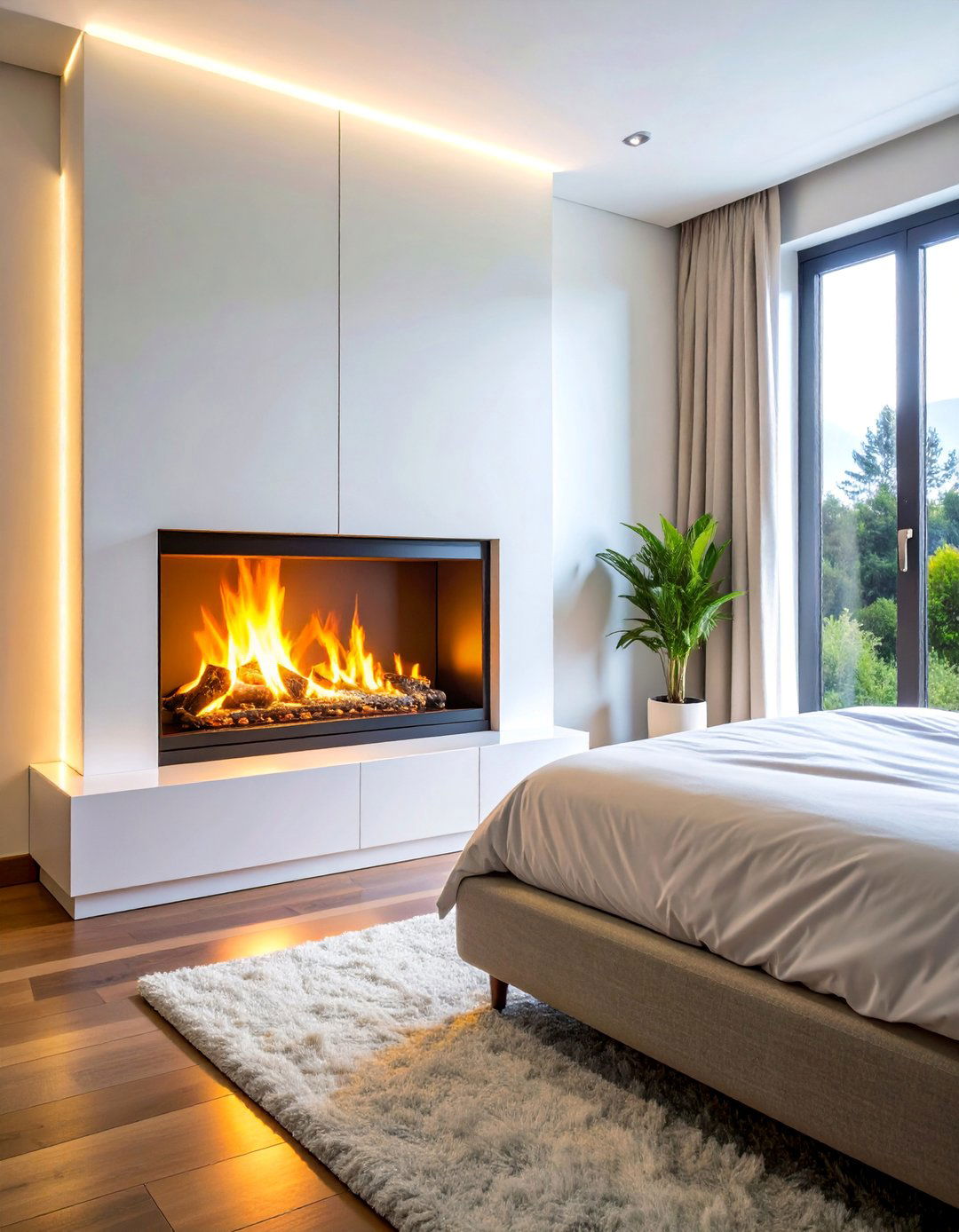 Wall Mounted Electric Fireplace - 25 Fireplace Ideas