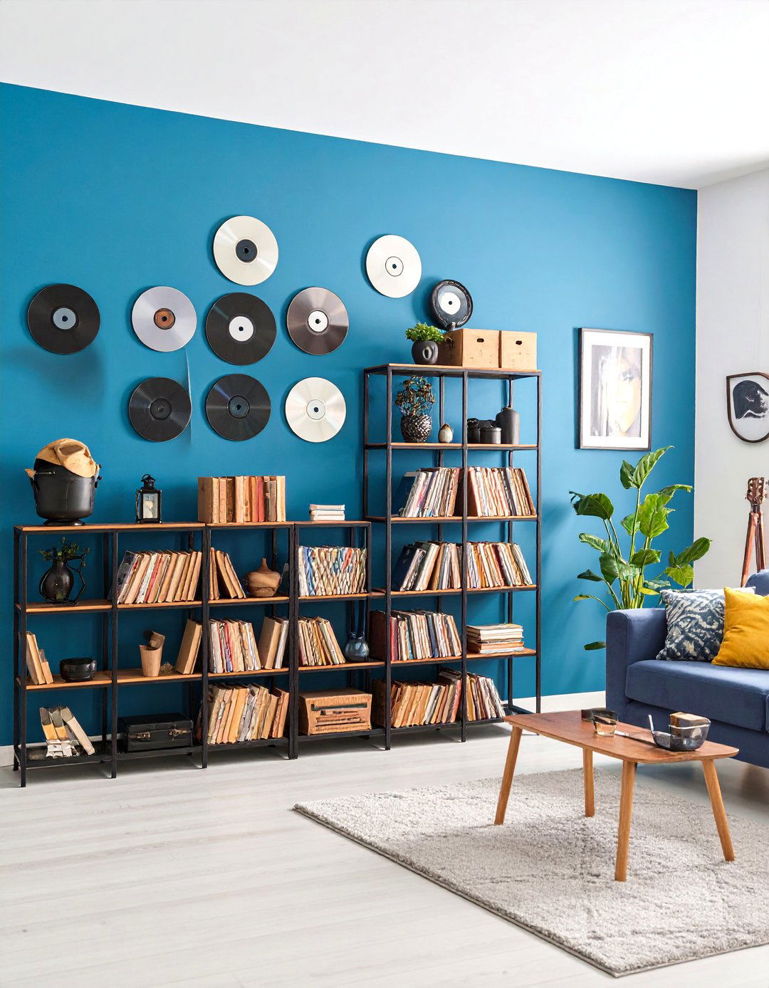 Wall Mounted Grid CD Display System - 25 Cd Storage Ideas