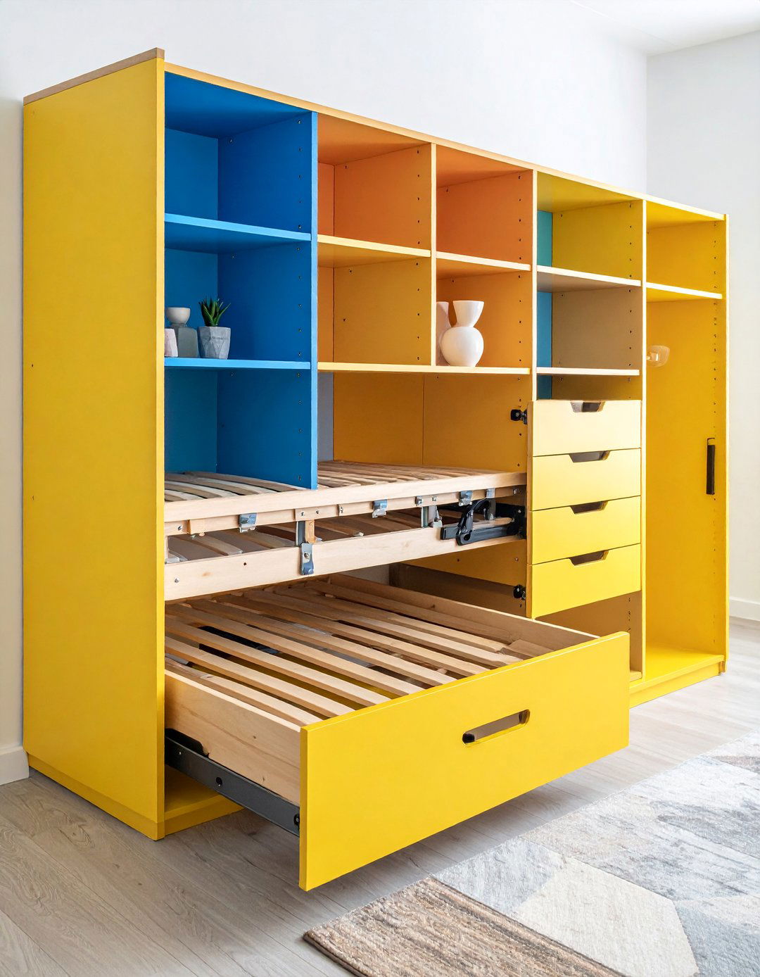 Wall Mounted Murphy Daybed - 25 Daybed Ideas for Small Spaces
