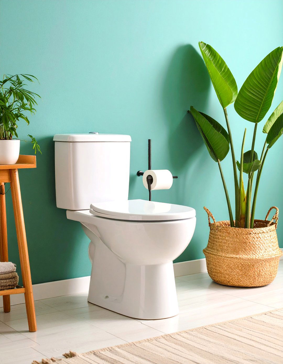 Wall Mounted Toilet with Hidden Tank - 25 Small Master Bathroom Ideas