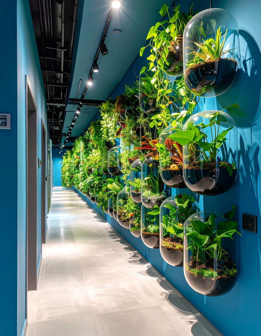 Wall Mounted Vertical Garden Terrarium - 25 Terrarium Ideas
