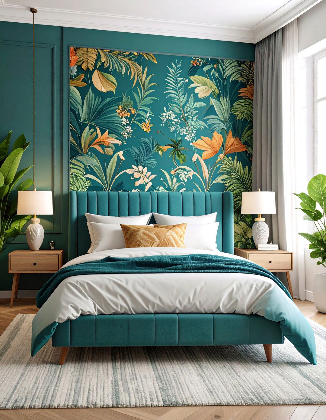Wallpaper Feature Wall Design - 25 Wall Decor Ideas