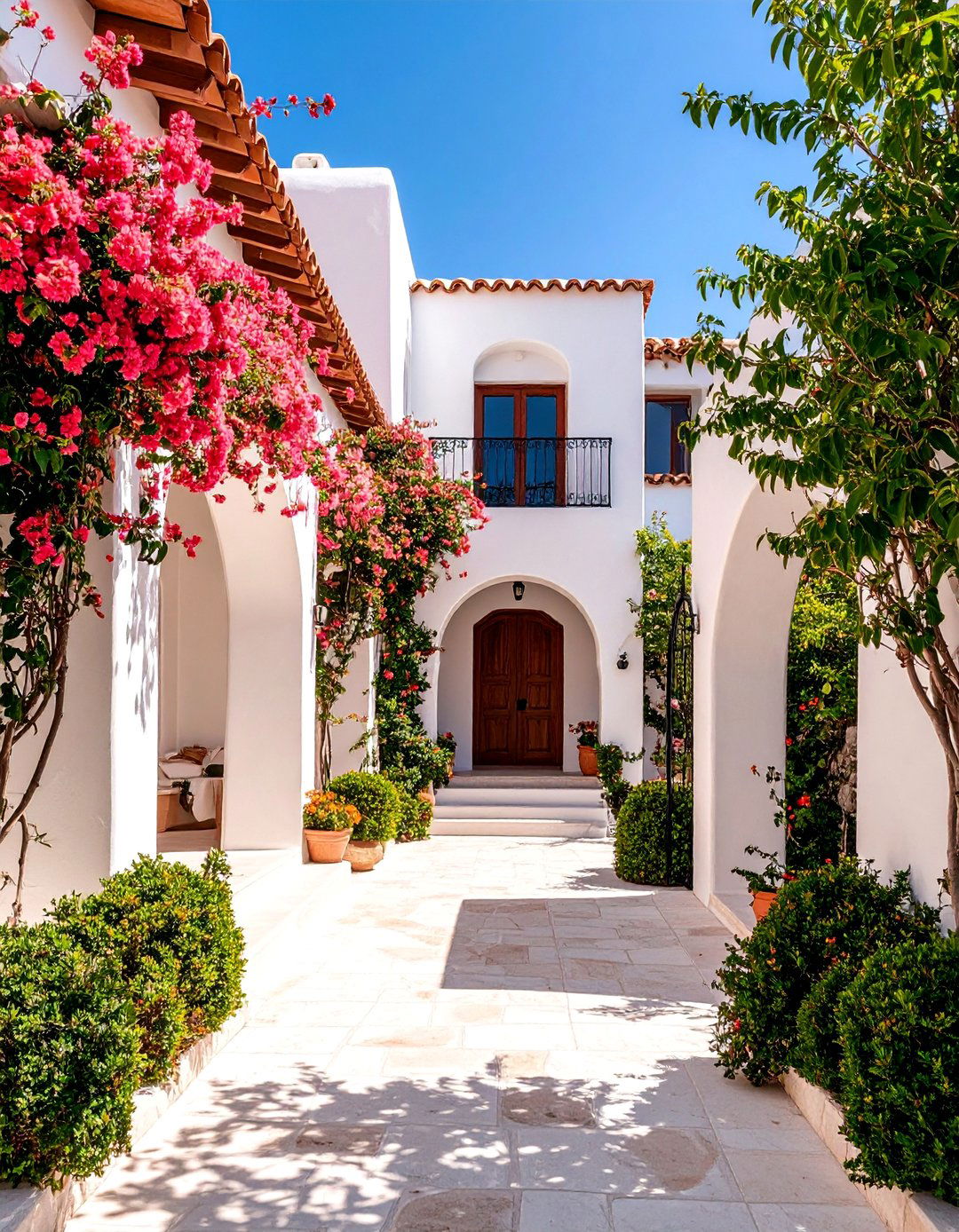 Warm Alabaster Mediterranean Charm - 25 Stucco Colors for Home Exteriors