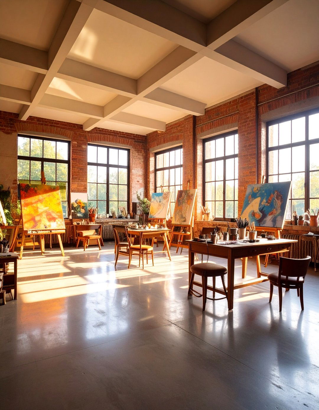 Warm Amber Victorian Artist Studio with Creative Elements - 25 Victorian Sunroom Ideas
