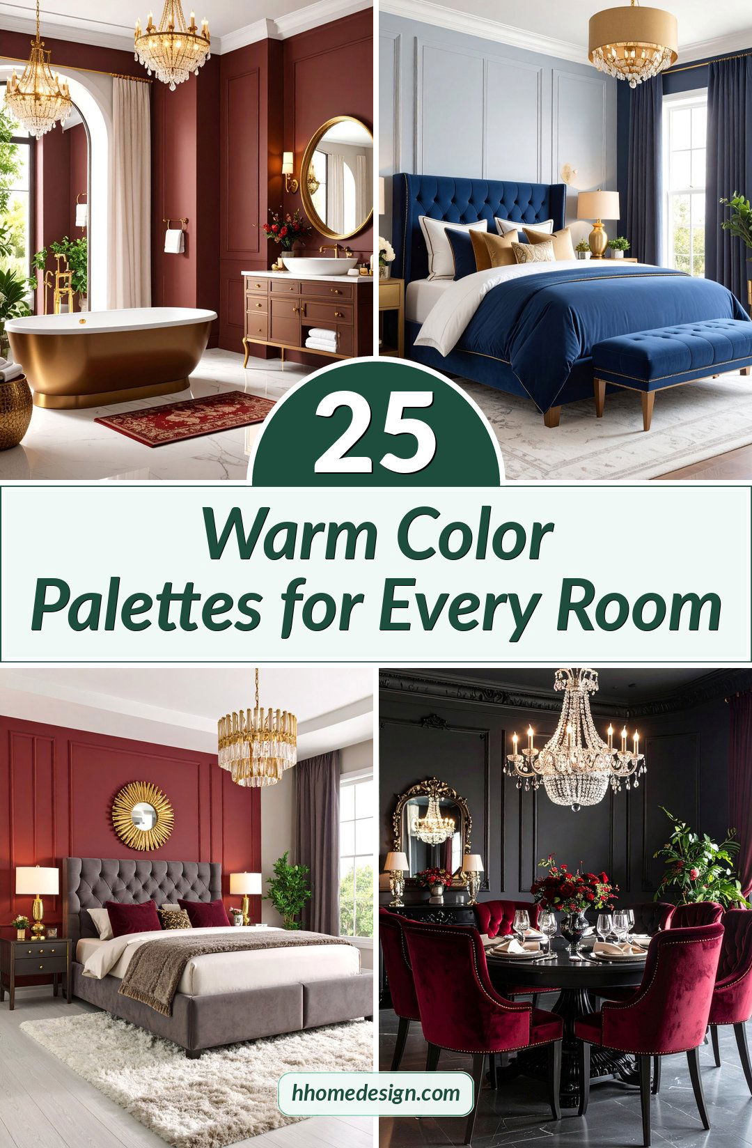 25 Warm Color Palettes for Every Room
