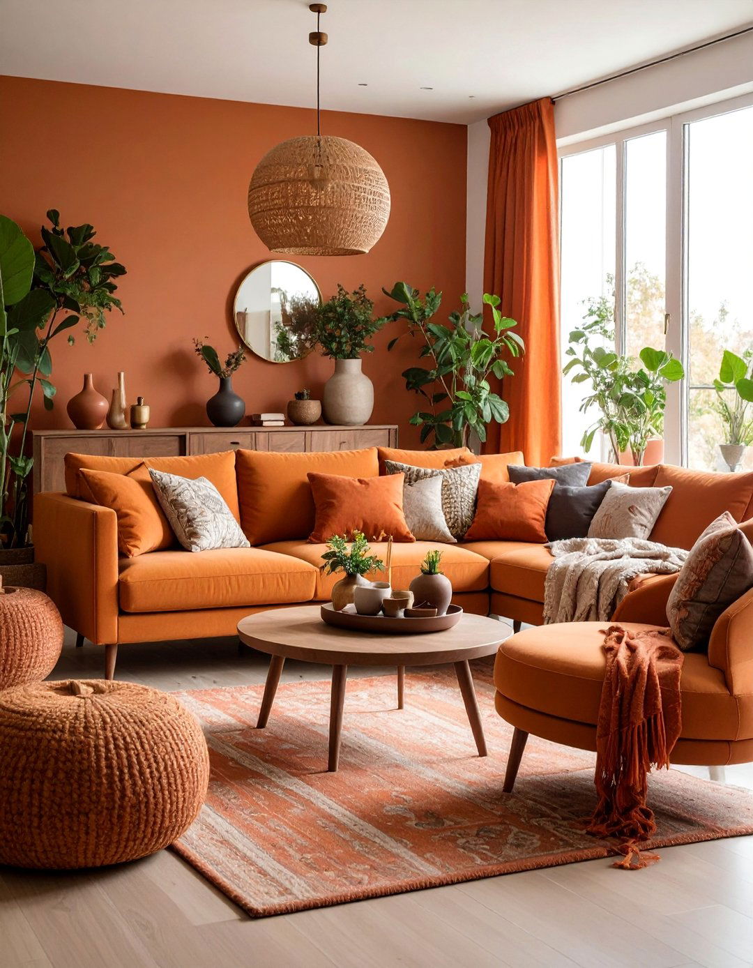 Warm Minimalist Apartment with Earth Tones - 25 Apartment Decorating Ideas