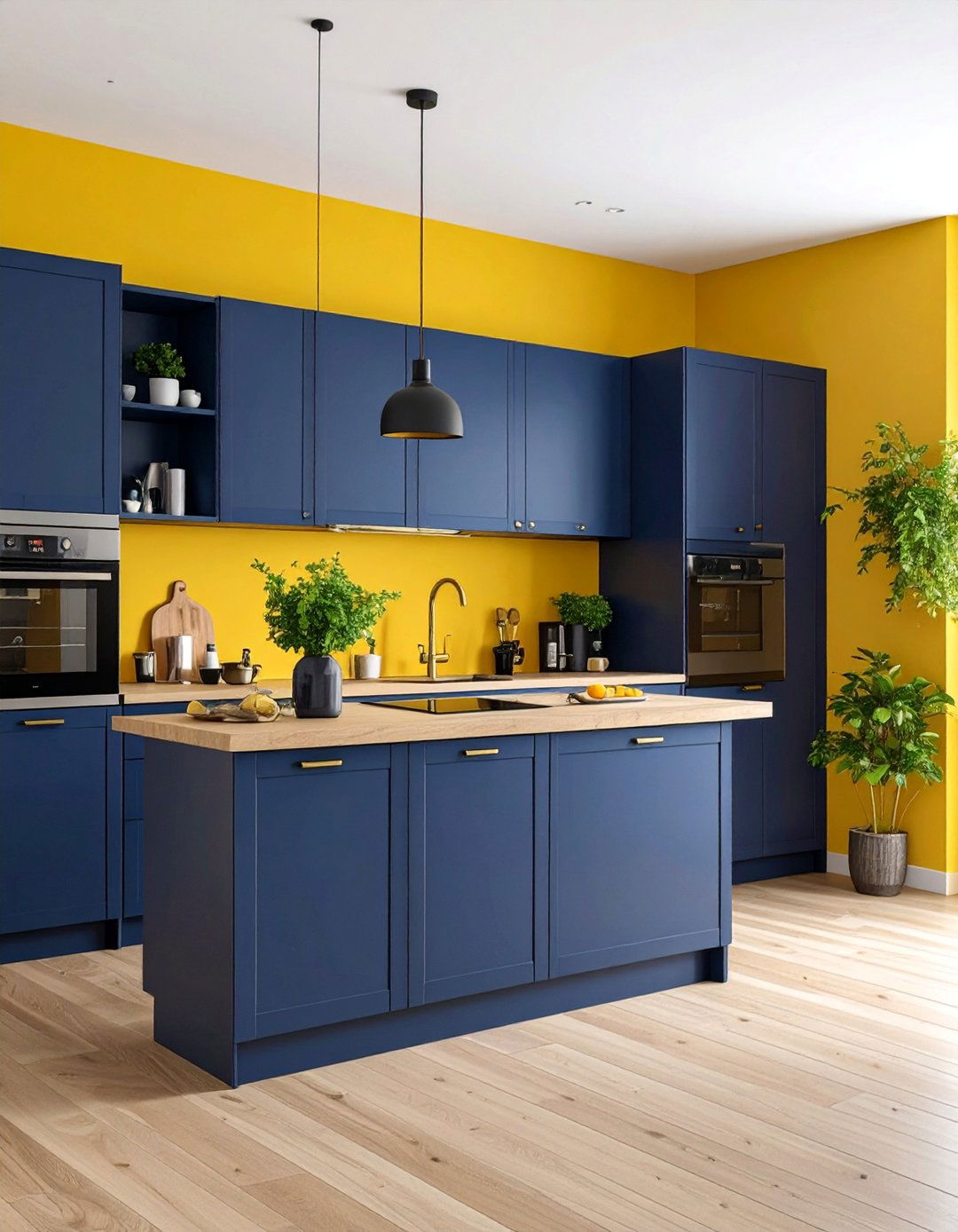 Warm Mustard Yellow Accent Wall for Energetic Spaces - 25 Accent Wall Colors
