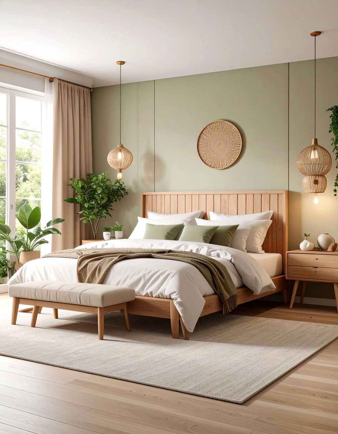Warm Taupe Bedroom with Minimalist Design - 25 Bedroom Paint Colors
