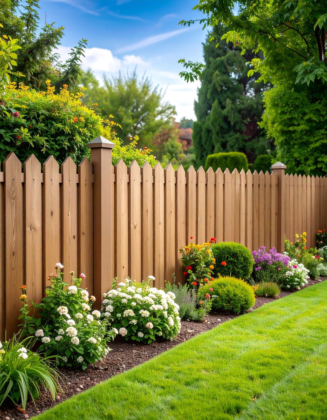 Warm Taupe Earth Tone Fence - 25 Fence Paint Colours