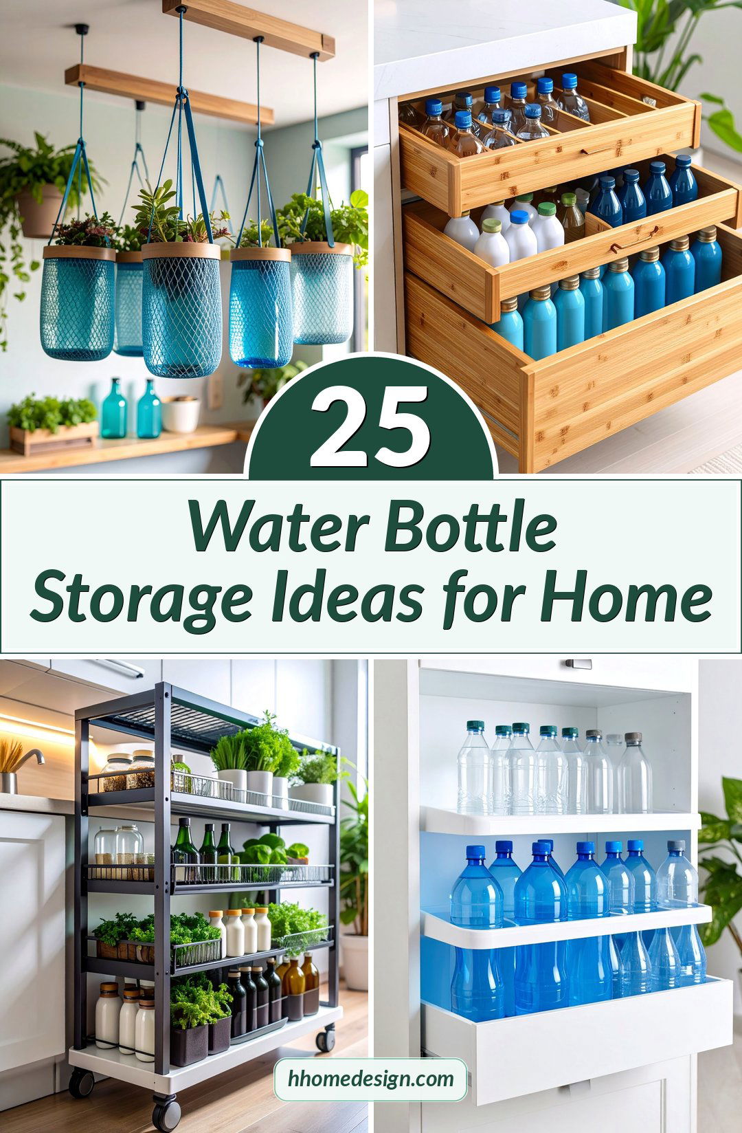 25 Water Bottle Storage Ideas for Home